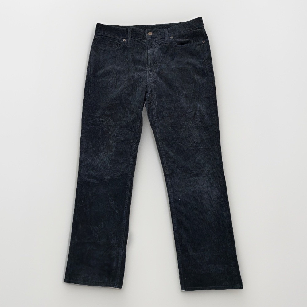 Polo Ralph Lauren Corduroy Pans Men's 34x30 Black Cotton Polo Cords Straight Fit
